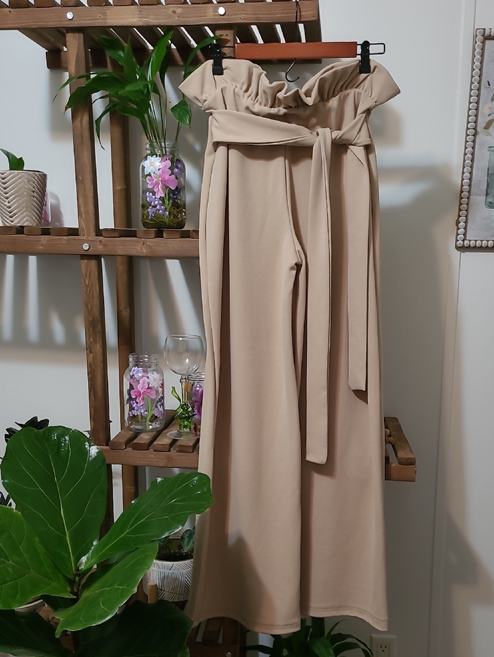 Paper Bag Waist Dress Pants